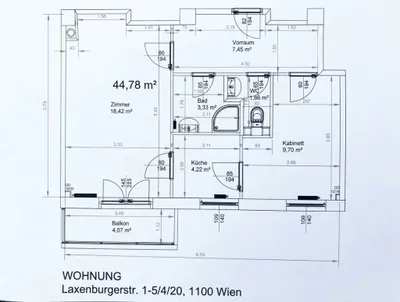 2-Zimmer-Wohnung kaufen in Wien – 44,78 m², € 219.000 – Bild 17 von 18