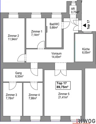 5-Zimmer-Wohnung kaufen in Wien – 89,75 m², € 369.000 – Bild 39 von 39