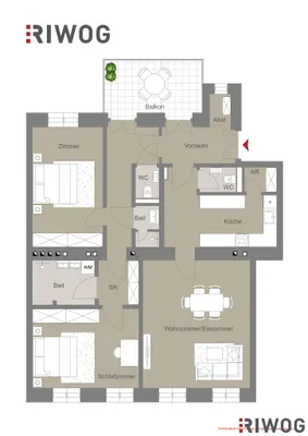 5-Zimmer-Wohnung kaufen in Wien – 89,75 m², € 369.000 – Bild 38 von 39