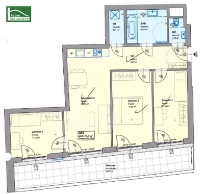 4-Zimmer-Wohnung mieten in Wien – 78,58 m², € 1.426 – Bild 15 von 15
