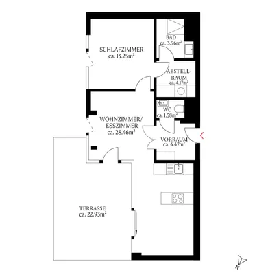 2-Zimmer-Wohnung kaufen in Wien – 55,89 m², € 790.000 – Bild 6 von 14