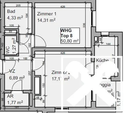 3-Zimmer-Wohnung kaufen in Wolfsberg – 50,8 m², € 80.610 – Bild 7 von 7