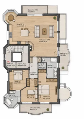 4-Zimmer-Wohnung mieten in Kitzbühel – 144,18 m², € 4.650 – Bild 12 von 12