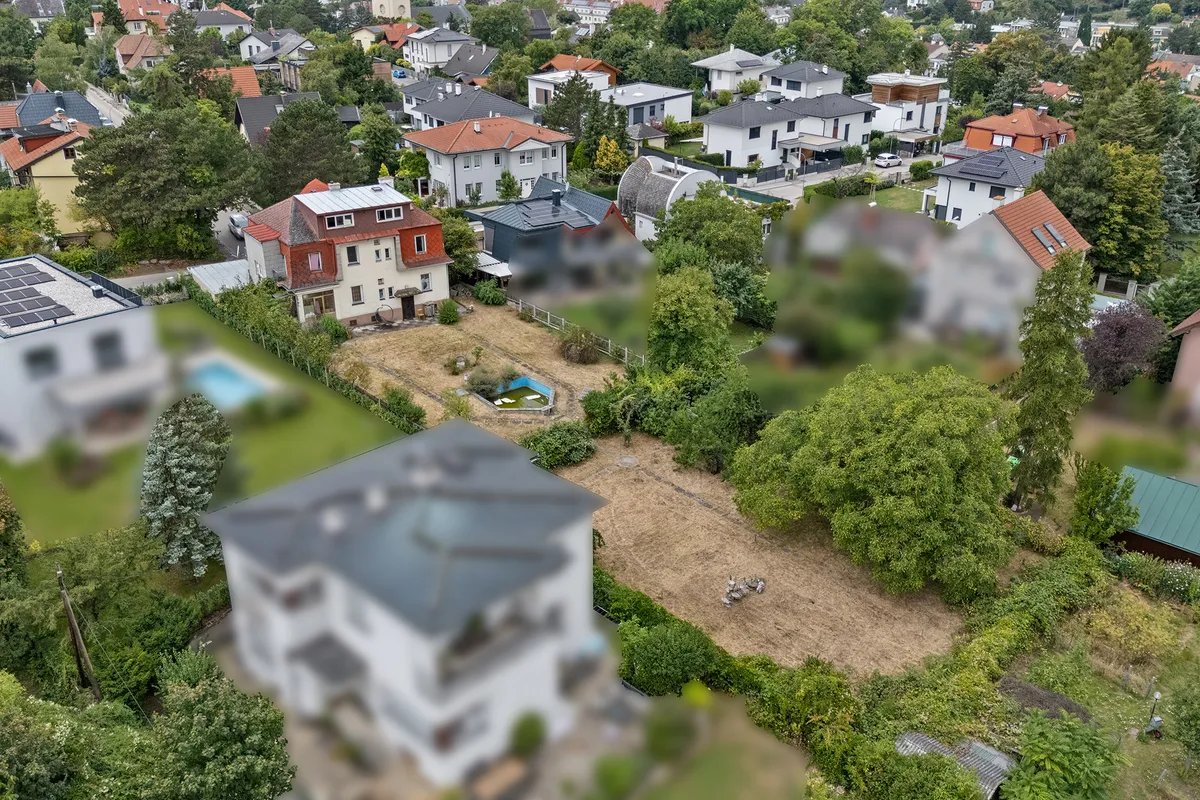 Klosterneuburg im Sachsenviertel, Cottagelage, traumhaftes Baugrundstück mit Potential zu verkaufen-! Sehr gute und rasche Anbindung nach Wien mit Bahn oder Auto - Ansicht 2