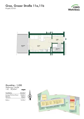 1-Zimmer-Wohnung kaufen in Graz – 35,45 m², € 205.262 – Bild 8 von 8