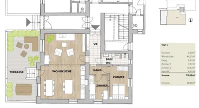 3-Zimmer-Gewerbeimmobilie mieten in Sankt Pölten – 111 m², € 1.182 – Bild 13 von 13