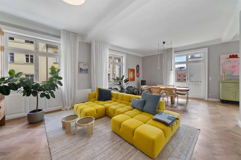 Nähe Türkenschanzpark 136 m² hochwertig sanierte Altbau-Wohnung + Loggia – pohled 2