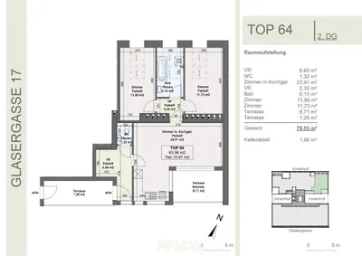 3-Zimmer-Wohnung kaufen in Wien – 63,56 m², € 593.000 – Bild 17 von 17