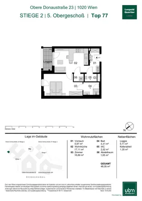 2-Zimmer-Wohnung kaufen in Wien – 48,52 m², € 555.000 – Bild 15 von 15