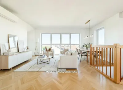 ÜBER DEN DÄCHERN VON MEIDLUNG: 3-Zimmer-DG mit 11 m² Terrasse, Klimaanlage & Weitblick, Nähe Meidling S+U – Bild 3