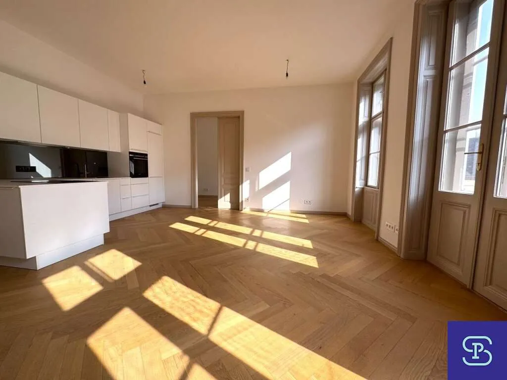 Provisionsfrei: Wunderschöner 87m² Altbau mit Lift und Einbauküche Näher Trazerberg - 1130 Wien - Ansicht 3