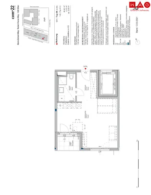 1-Zimmer-Wohnung mieten in Wien – 40,43 m², € 372 – Bild 2 von 2