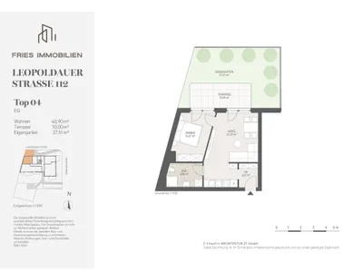 2-Zimmer-Wohnung mieten in Wien – 41,12 m², € 850 – Bild 7 von 7