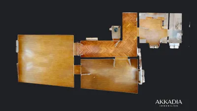 Renovierte 2-Zimmer-Wohnung - zentral begehbar & unbefristete Miete