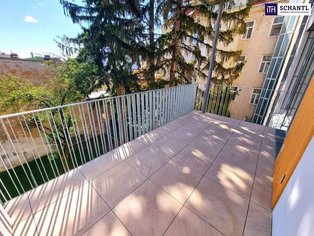 7 Familienparadiese der Extraklasse! Terrassen, Balkone und ein Traumgarten! Nachhaltigkeit mit Erdwärme + Großzügige Grundrisse + Traumblick auf Schloss Schönbrunn! – pohled 2