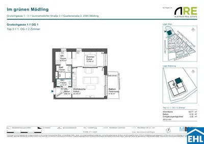 2-Zimmer-Wohnung kaufen in Mödling – 44,77 m², € 295.000 – Bild 10 von 10