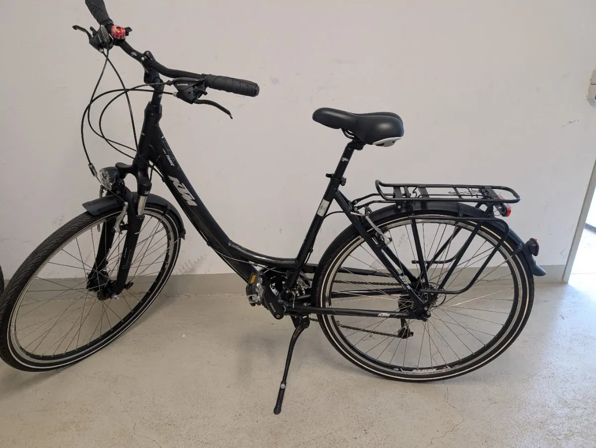 fahrrad hollandrad 26 Zoll Altec Dutch 3 Gang Shimano Nexus Schwarz matt mit F – Savage Gear Seeker ISP Lego Technic Zahnrad Menge:10x 1 kg