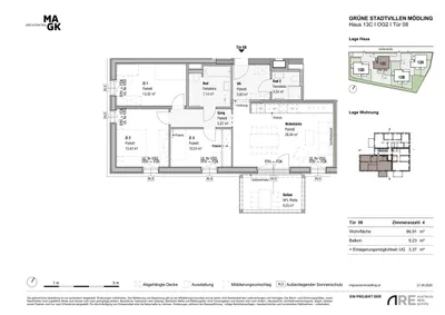 4-Zimmer-Wohnung kaufen in Mödling – 86,97 m², € 640.000 – Bild 7 von 7