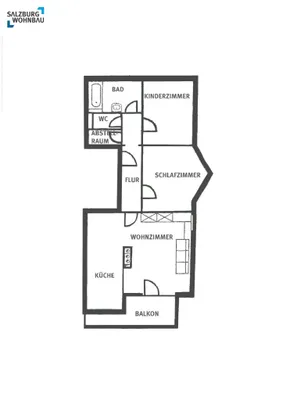3-Zimmer-Wohnung mieten in Sankt Johann im Pongau – 78 m², € 1.041 – Bild 9 von 9