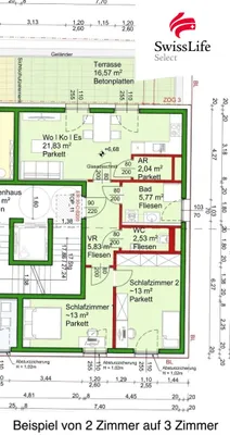 2-Zimmer-Wohnung kaufen in Salzburg-Umgebung – 64,01 m², € 384.000 – Bild 11 von 15