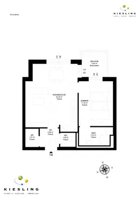 2-Zimmer-Wohnung mieten in Wien – 46,12 m², € 899 – Bild 20 von 20