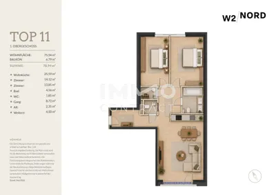 3-Zimmer-Wohnung kaufen in Wien – 75,54 m², € 442.600 – Bild 16 von 16