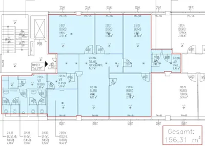 5-Zimmer-Gewerbeimmobilie mieten in Wien – 156 m², € 2.704 – Bild 11 von 13