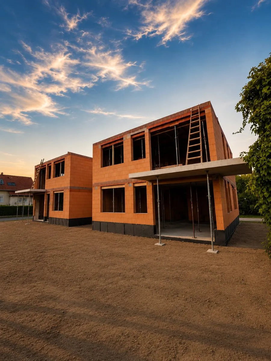 PROVISIONSFREI! Direkt vom Eigentümer! Wien Nähe! Modernes Neubauprojekt in Pillichsdorf (Wiener Speckgürtel, G3) - Zwei exklusive Einfamilienhäuser in hochwertiger Massivbauweise - Ansicht 3