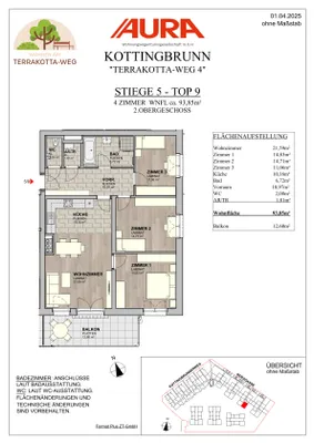 4-Zimmer-Wohnung kaufen in Baden – 93,85 m², € 415.900 – Bild 10 von 11