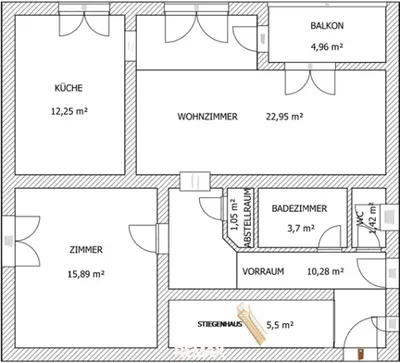 10-Zimmer-Gewerbeimmobilie kaufen in Bruck-Mürzzuschlag – 230 m², € 298.000 – Bild 34 von 61