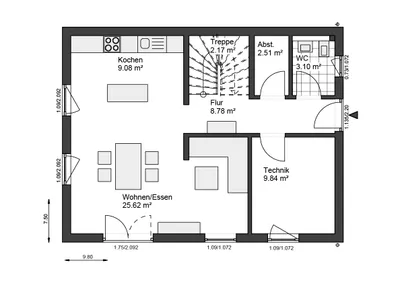 3-Zimmer-Haus kaufen in Mödling – 122 m², € 828.000 – Bild 2 von 4