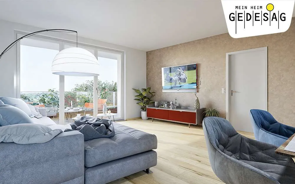Wohnen im Weltkulturerbe | Top 43 | großzügige Freifläche | Eckwohnung - Ansicht 3