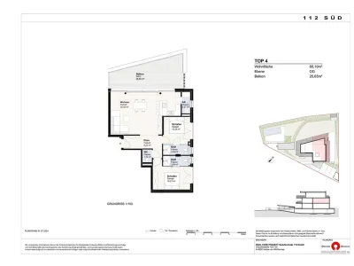 3-Zimmer-Wohnung kaufen in Villach Land – 80,1 m², € 895.000 – Bild 4 von 4