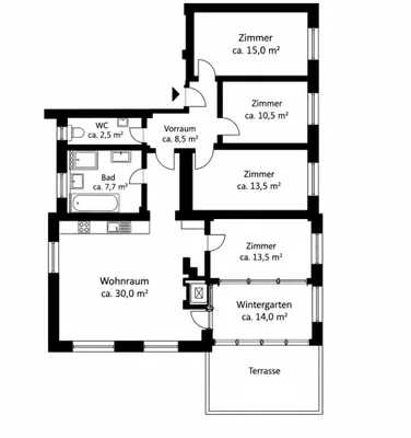 6-Zimmer-Wohnung mieten in Graz – 140 m², € 2.150 – Bild 17 von 17