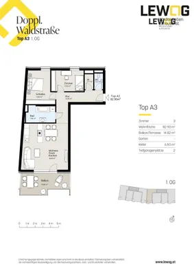 3-Zimmer-Wohnung kaufen in Linz Land – 83 m², € 439.000 – Bild 29 von 29