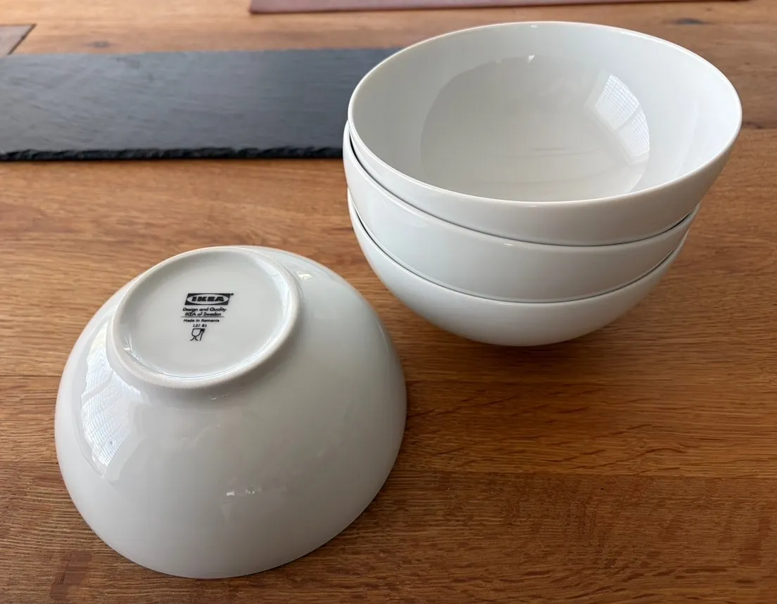 IKEA 365 Porzellan Bowl- Müslischalen 4 x, € 6,- (4064 Freiling)
