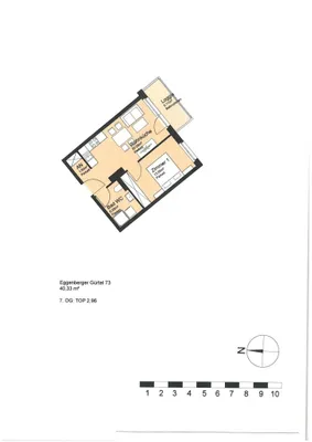 2-Zimmer-Wohnung mieten in Graz – 39,71 m², € 613 – Bild 6 von 6