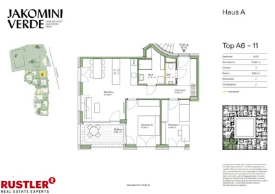 3-Zimmer-Wohnung kaufen in Graz – 70,48 m², € 357.000 – Bild 9 von 16