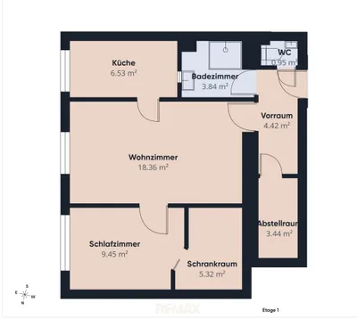 2-Zimmer-Wohnung kaufen in Wien – 56,64 m², € 210.000 – Bild 23 von 23
