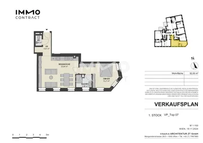 2-Zimmer-Wohnung kaufen in Wien – 52,05 m², € 310.000 – Bild 12 von 12