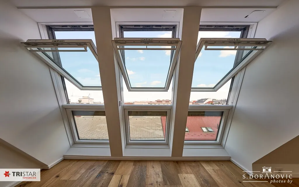 NEU! * Erstbezug * 6 DG-Wohnungen * Weitblick * 1050 Wien - Widok 2