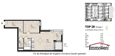 2-Zimmer-Wohnung mieten in Wien – 64,61 m², € 1.899 – Bild 31 von 31