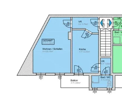 Wohnung kaufen in Graz – 41,02 m², € 112.000 – Bild 24 von 24