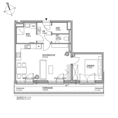 2-Zimmer-Wohnung kaufen in Wien – 54,47 m², € 385.000 – Bild 7 von 8