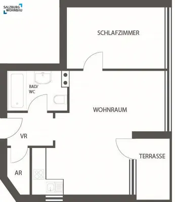2-Zimmer-Wohnung mieten in Zell am See – 46 m², € 913 – Bild 2 von 2