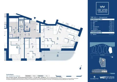 3-Zimmer-Wohnung kaufen in Wiener Neustadt Land – 75,1 m², € 366.800 – Bild 7 von 7