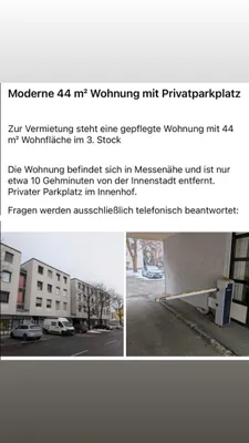 2-Zimmer-Wohnung mieten in Klagenfurt – 44 m², € 650