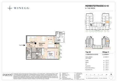 2-Zimmer-Wohnung kaufen in Wien – 44,1 m², € 288.600 – Bild 8 von 8