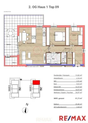 2-Zimmer-Wohnung kaufen in Grieskirchen – 81,73 m², € 358.331 – Bild 8 von 8