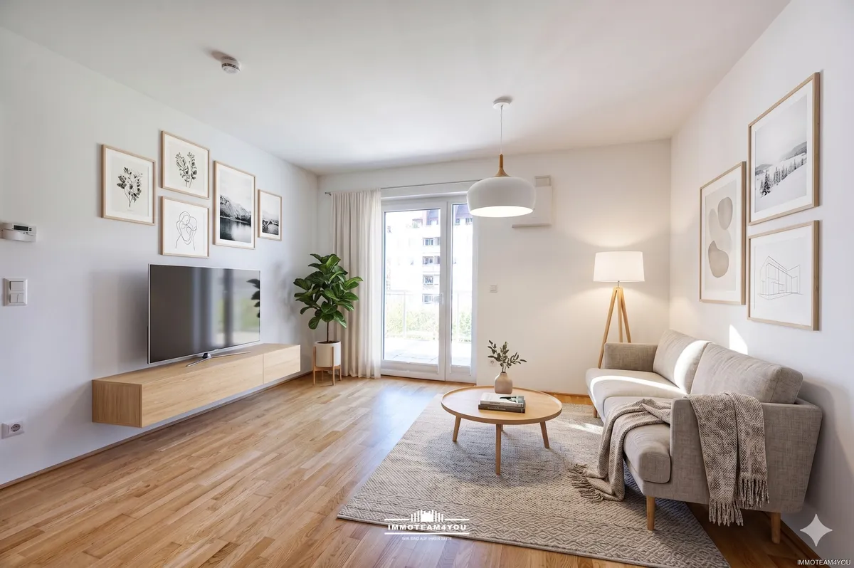Moderner Komfort trifft auf unschlagbare Zentrumslage. XXL-Balkon und TG-Platz - Ansicht 2